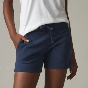 American Giant Women’s Navy Athletic Drawstring Shorts